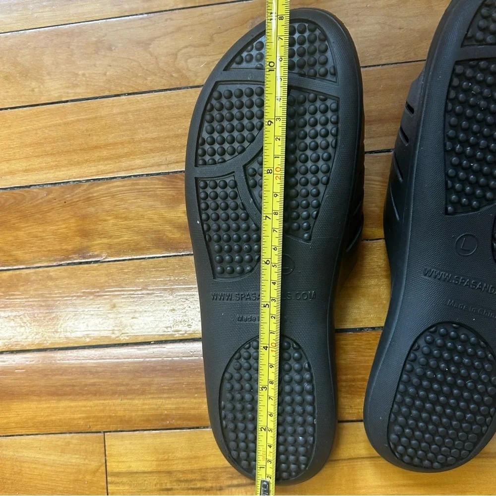 Yeah Baby Cloud 9 Spa Sandals Men’s L Comfort Slides Recovery Lounge Like New